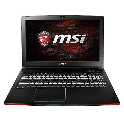 MSI GP62M 7RD Leopard 425UK Gaming Laptop, Intel Core i7, 16GB RAM, 1TB HDD + 256GB SSD, NVIDIA GTX 1050, 15.6 Full HD, Black